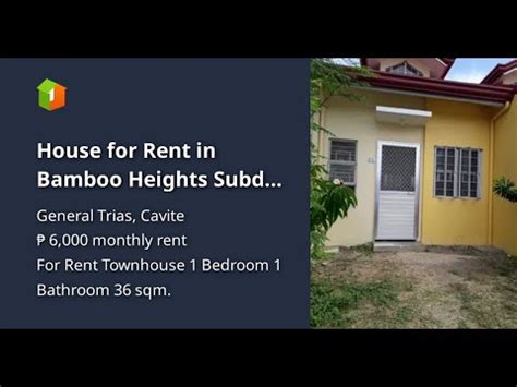 bamboo heights pasong kawayan 2